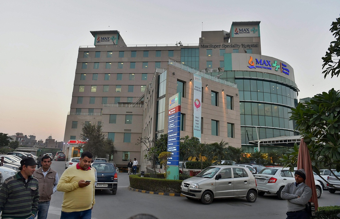  The   Max India   stock will be in focus today after the Delhi government on Friday cancelled the licence of Max Hospital, Shalimar Bagh post market hours. Max India is the holding company for Max Healthcare. The Delhi government’s decision came nearly a week after one of the premature twins born on November 30 and declared dead was found alive by the parents while being taken for last rites.  (Photo courtesy: PTI; A view of Max Hospital, Shalimar Bagh ) 