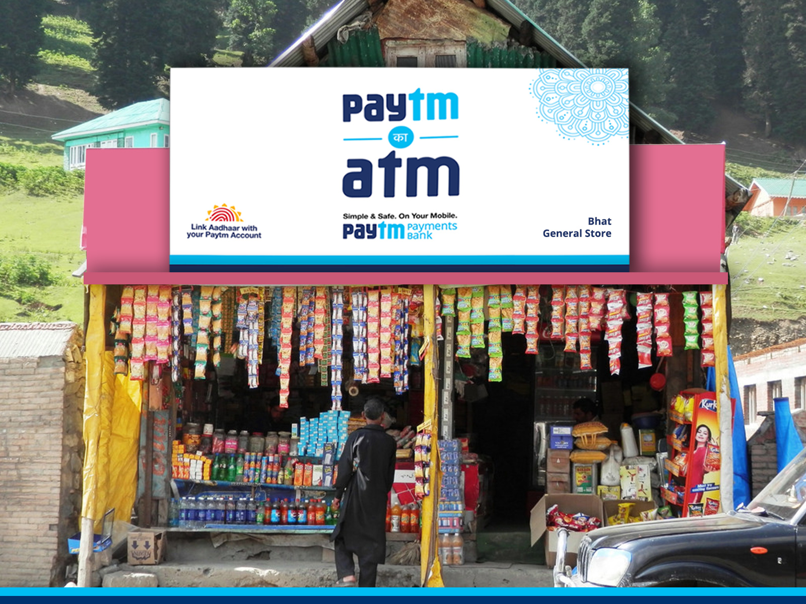   Paytm unveils ATM, to invest Rs 3,000cr on offline distribution network  

 Softbank-backed Paytm on Tuesday unveiled its ATMs or partner outlets where customers can open bank accounts, deposit cash and withdraw money. It plans to invest Rs 3,000 crore over the next three years to expand its offline distribution network by allowing local stores to act as potential cash-in and cash-out points. 

 It plans to add 100,000 "Paytm ka ATMs" across India to the current strength of 3,000 approved outlets. In the first phase, Paytm has started with 3,000 "Paytm Ka ATM" points in select cities including Delhi NCR, Lucknow, Kanpur, Allahabad, Varanasi and Aligarh. These outlets feature local banking correspondents who help customers in depositing and withdrawing money from their Paytm Payments Bank account, making banking simpler and more accessible for one and all. 