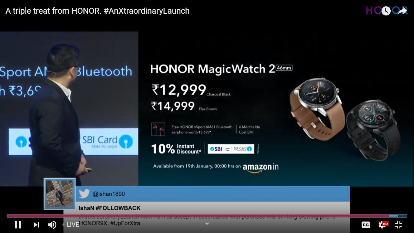 Honor MagicWatch 2 - Price in India, Full Specs (1st November 2023)