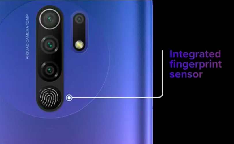 redmi 9i has fingerprint