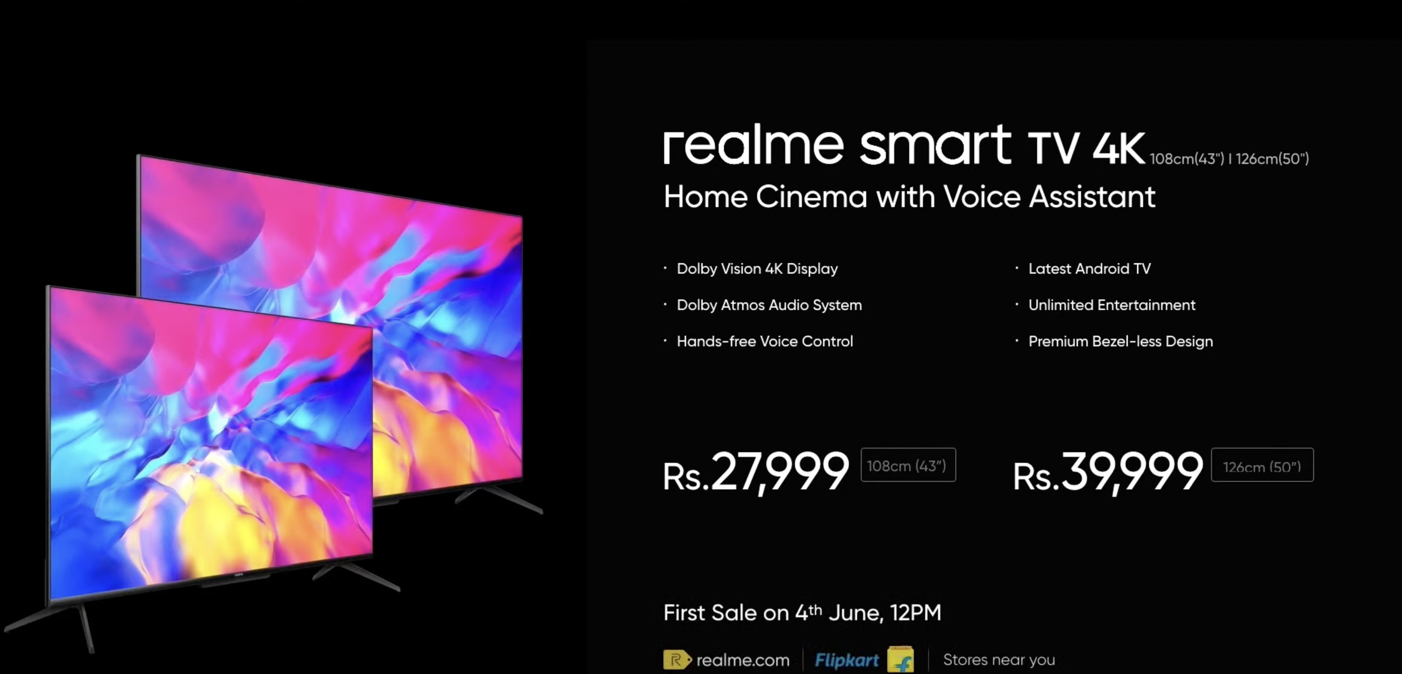 realme smart tv 43 inch flipkart