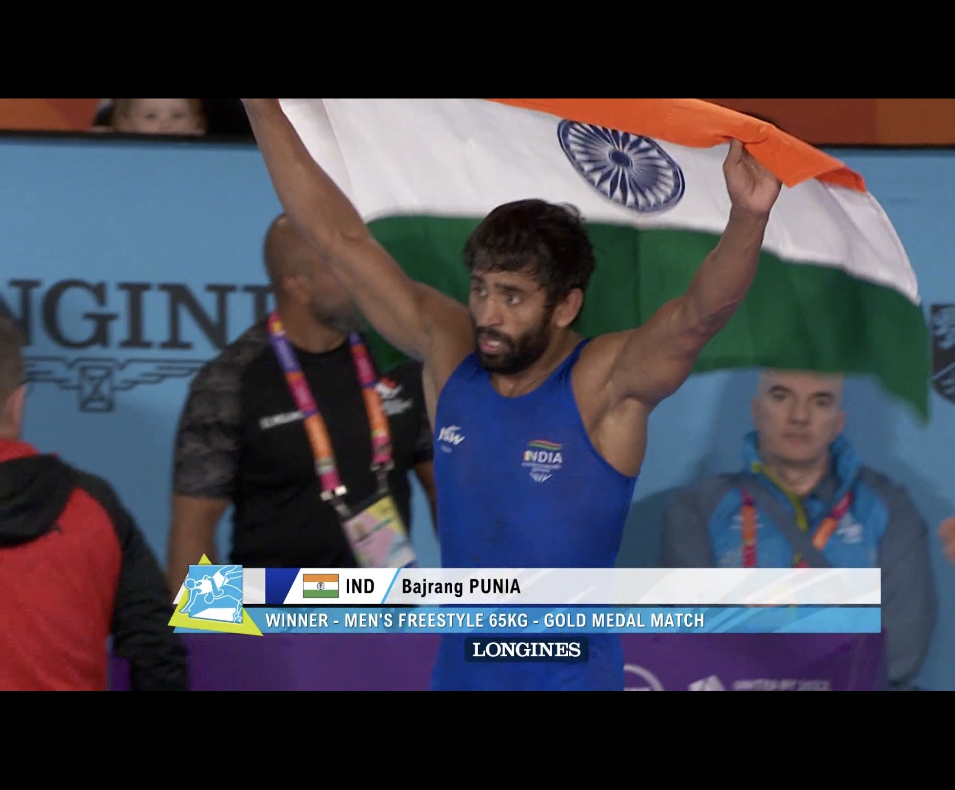 Bajrang Punia wins gold in 65kg wrestling, completes hat-trick of CWG  medals - Hindustan Times