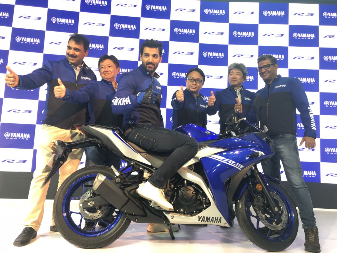 <p><a href="http://overdrive.in/news-cars-auto/auto-expo-2018-new-yamaha-yzf-r3-with-dual-channel-abs-launched-in-india-at-rs-3-48-lakh/">The Yamaha YZF-R3 was unveiled by John Abraham. It is priced at Rs. 3.48 lakh, ex-showroom, Delhi. </a>Bookings will open today!&nbsp;&nbsp;Delivery by month end</p>