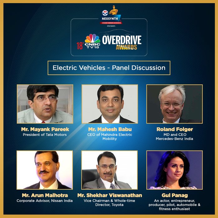 <p>Here&#39;s what in store for today! An engaging session with some of the top industry representatives on &lsquo;Electric Vehicles&#39;</p>
