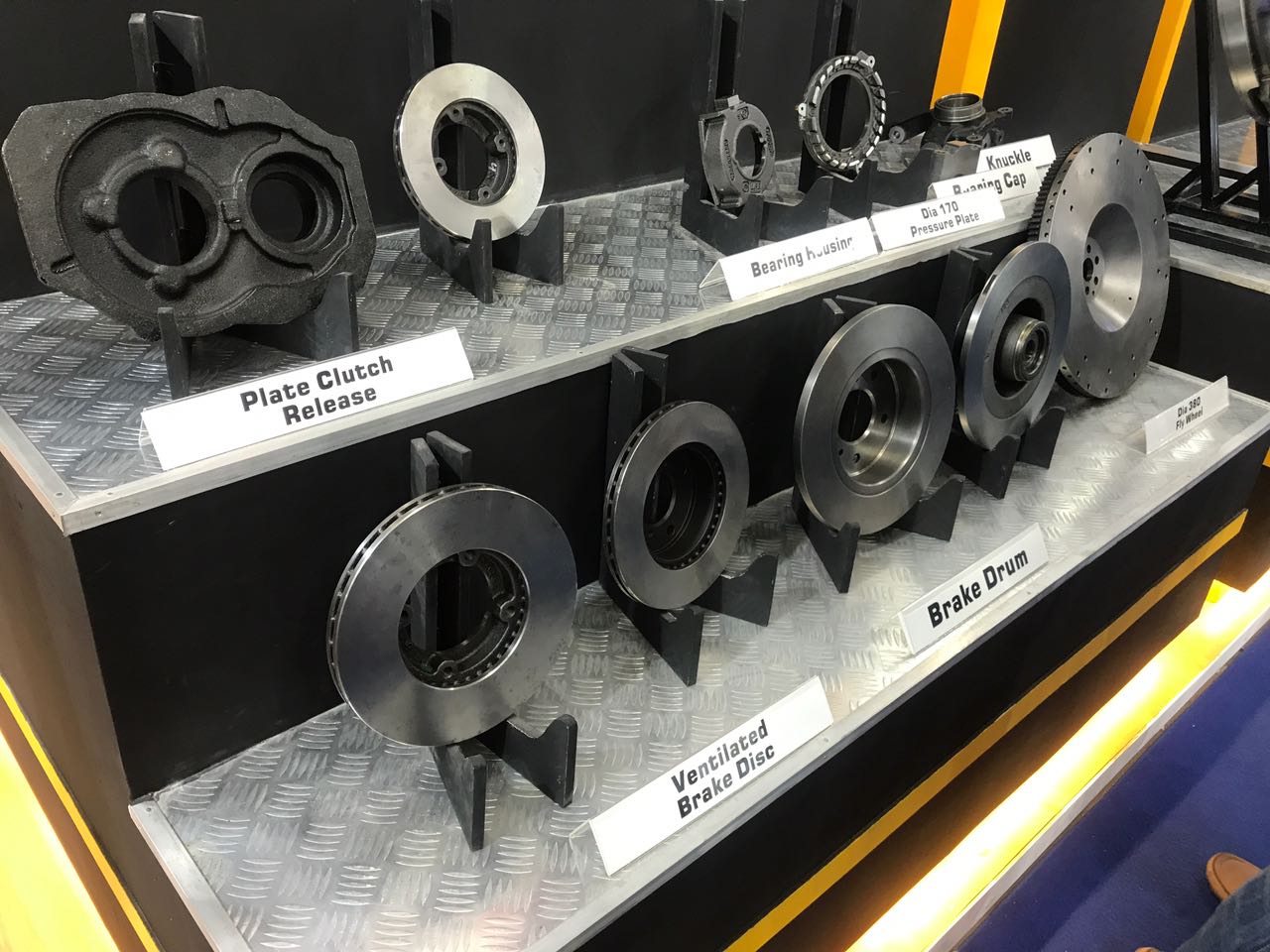 <p>Setco Automotive has a range of products at display that includes bearing housing, ventilated brake disc, plate clutch release and also bearing caps</p>