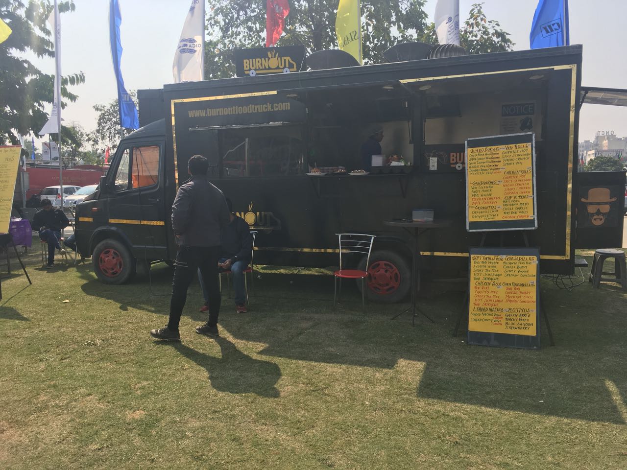 <p>Food on wheels at the Auto Expo 2018!</p>