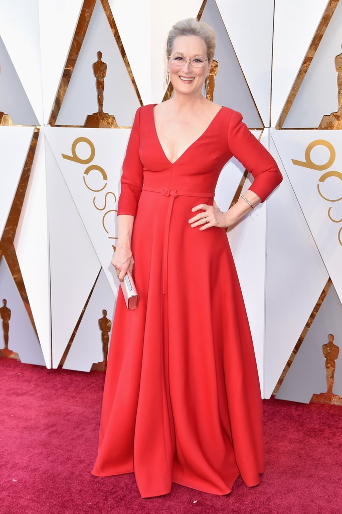  Meryl Streep on the Oscars Red Carpet 2018 