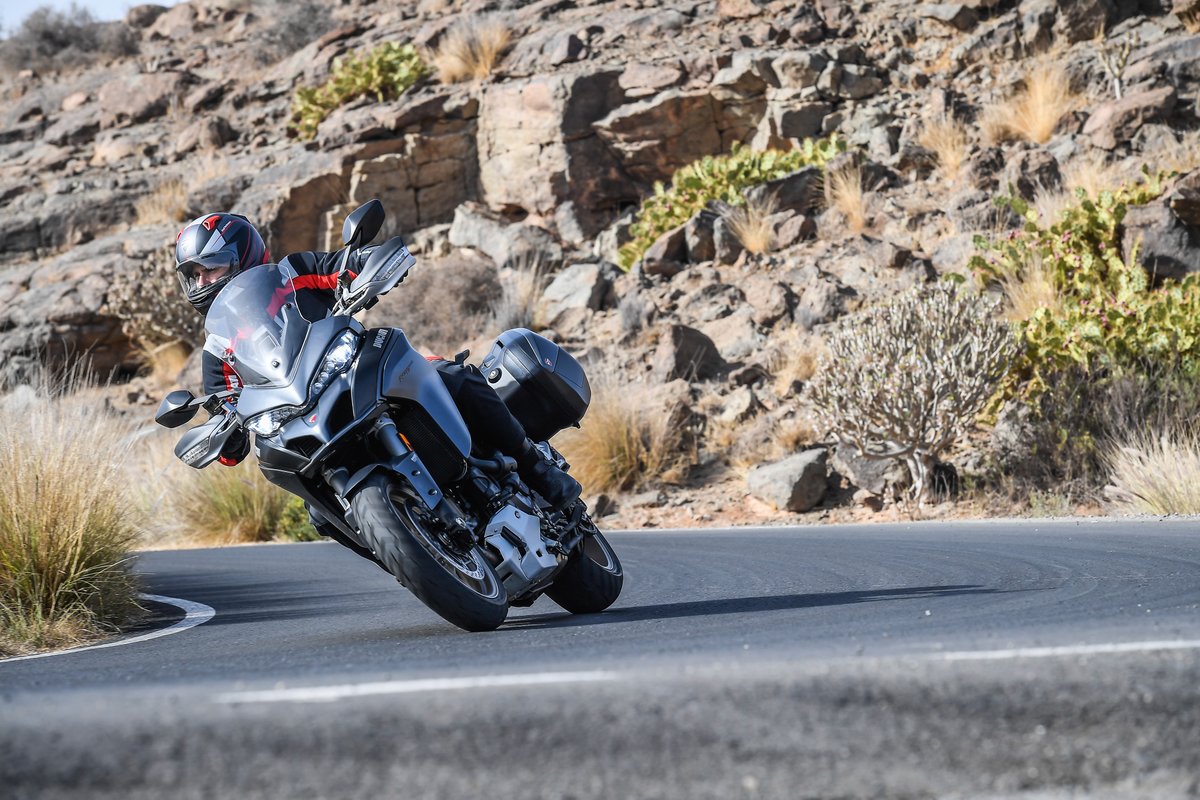 <p>The added 60cc gives the #Multistrada1260 1Nm and a modest 6PS This fills torque 3,500rpm onwards which dramatically changes throttle feel</p>