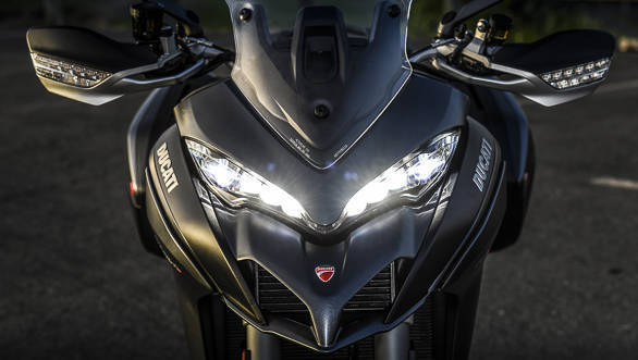 <p>&nbsp;<a href="http://overdrive.in/videos/2018-ducati-multistrada-1260-s-detailed-walkaround-and-first-ride-review/">See our detailed walk around video of the Multistrada&nbsp;1260 here</a></p>
