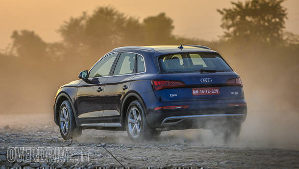 <p>The Audi&nbsp; Q5 petrol has the most powerful engine in its class at 252PS, with a 237kmph top speed and 0-60kmph time of 6.3s.</p>