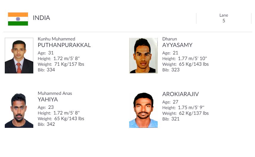   ATHLETICS | Men's 4x400m Relay Final  

 The men's team is now in action. Mohammed Anas and Arokia Rajiv were rested in the qualification round yesterday but are back for the finals. Can the men emulate the women's team here?  