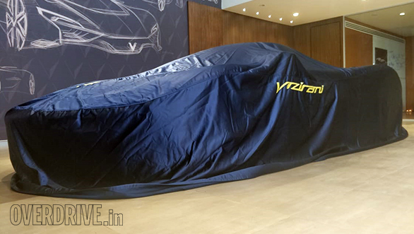 <p><span style="color:rgb(34, 34, 34); font-family:arial,sans-serif; font-size:12.8px">We are at the India unveiling of the Vazirani Shul, the country&rsquo;s first homegrown electric hypercar.</span></p>