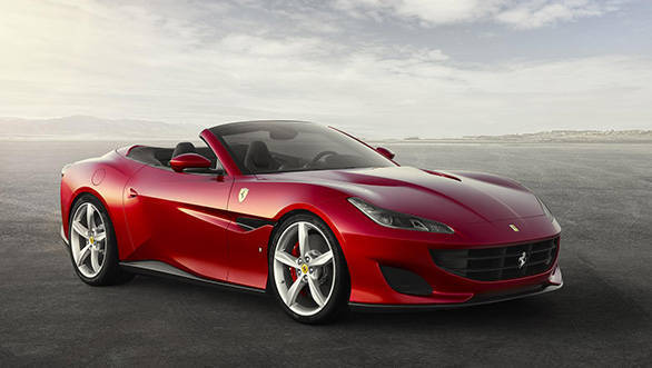 <p>The award-winning twin-turbo V8 derived from the Ferrari 488 makes 600PS and 760Nm on the Portofino</p>