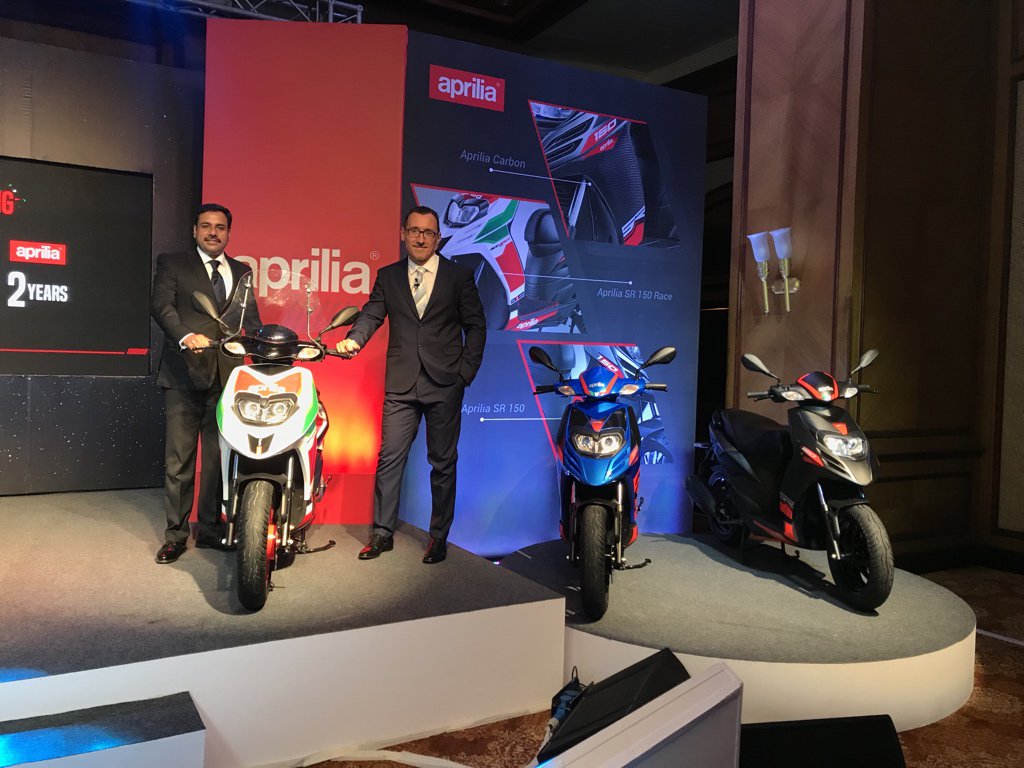 <p>The popular Aprilia&nbsp;SR 150 gets a fresh paint job and accessories like the flyscreen but no mechanical updates.</p>