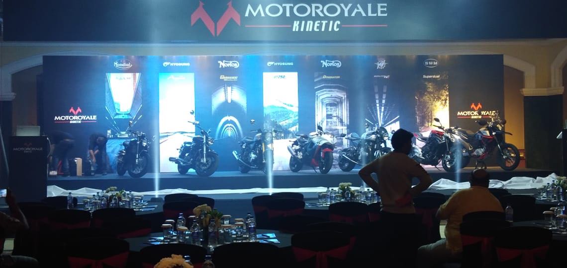 <p>MotoRoyale has launched 7 new motorcycle along with making an announcement of tie-ups with 5 international brands. In its first phase, the brand has launched offerings that cater to the Supersports, cruiser, tourer and other segments of premium motorcycles.&nbsp;</p>