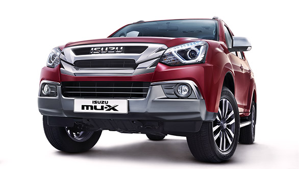 <p>Here it is, the updated Isuzu MU-X SUV, launched in the country at Rs 26.26 lakh for the 4x2 and Rs 28.22 lakh for the 4x4 variant. There&#39;s a 5 yr/150k km warranty and free service, 4 more airbags, HDC, and updated exterior/interiors.&nbsp;</p>

<p><a href="http://overdrive.in/news-cars-auto/refreshed-isuzu-mu-x-suv-launched-in-india-at-rs-26-26-lakh/">http://overdrive.in/news-cars-auto/refreshed-isuzu-mu-x-suv-launched-in-india-at-rs-26-26-lakh/</a></p>

<div>&nbsp;</div>