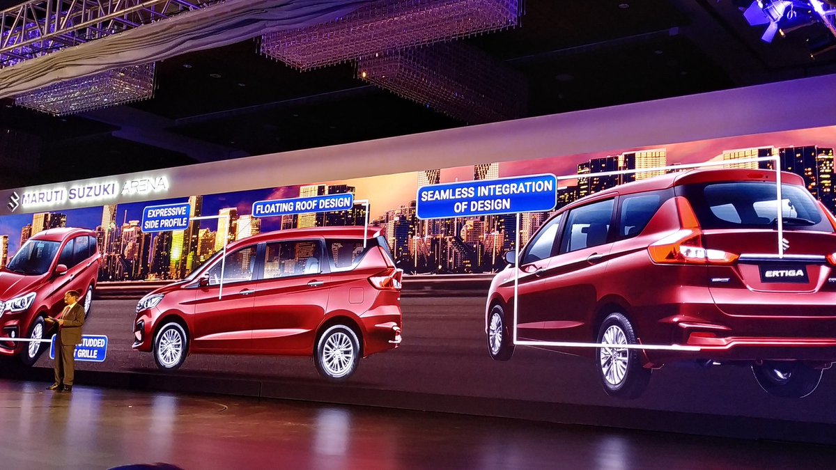<p>These are some of the design highlights of the new Ertiga</p>