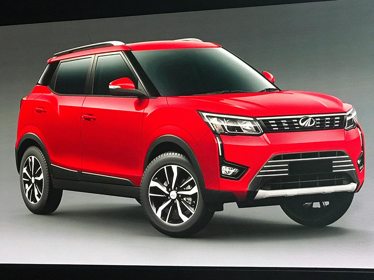 <p>This is what the Mahindra&nbsp;XUV300&nbsp;looks like in production form</p>