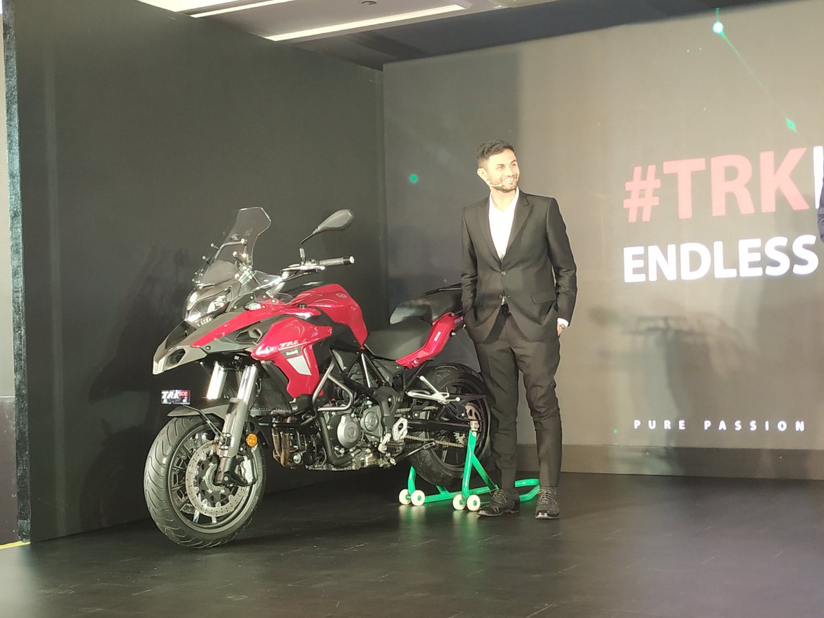 <p>The Benelli TRK502 is touring focused version. Has wider, road-biased tyres and190mm ground clearance</p>