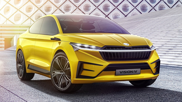 <p>The Skoda Vision iV concept is proof that the Czech carmaker wants to join the coup&eacute; crossover bandwagon to add another dimension to its increasing SUV range. <a href="http://overdrive.in/news-cars-auto/2019-geneva-motor-show-the-vision-iv-concept-hints-that-skoda-wants-a-coupe-crossover/">Get all the information on the concept here.</a></p>