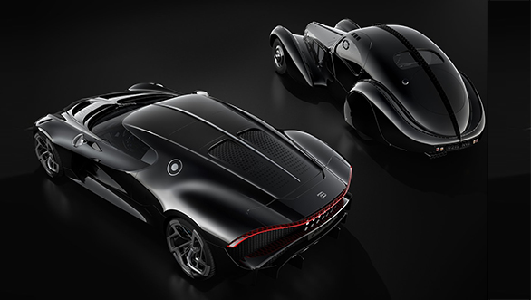 <p>The Voiture Noire celebrates the 110th anniversary of the Bugatti brand and pays homage to the classic&nbsp; Type 57 Atlantic, four of which were made between 1936 and 1938. <a href="http://overdrive.in/news-cars-auto/2019-geneva-motor-show-one-off-bugatti-voiture-noire-showcased/">Get all the details of this one-off special built here.&nbsp;</a></p>