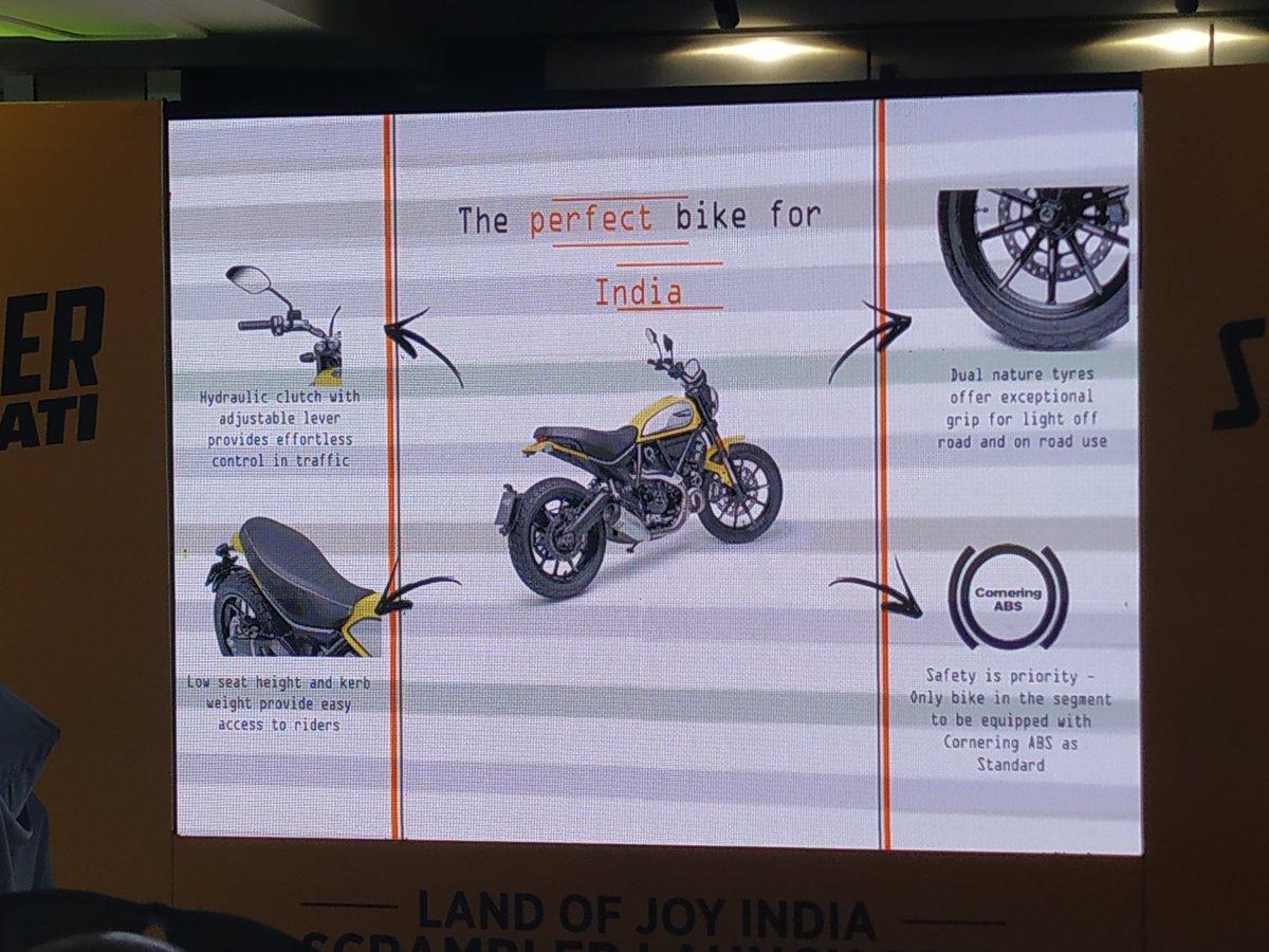 <p>Some more updates on the 2019&nbsp; Ducati Scrambler. The suspension setup also has been changed to a softer setting.&nbsp;</p>