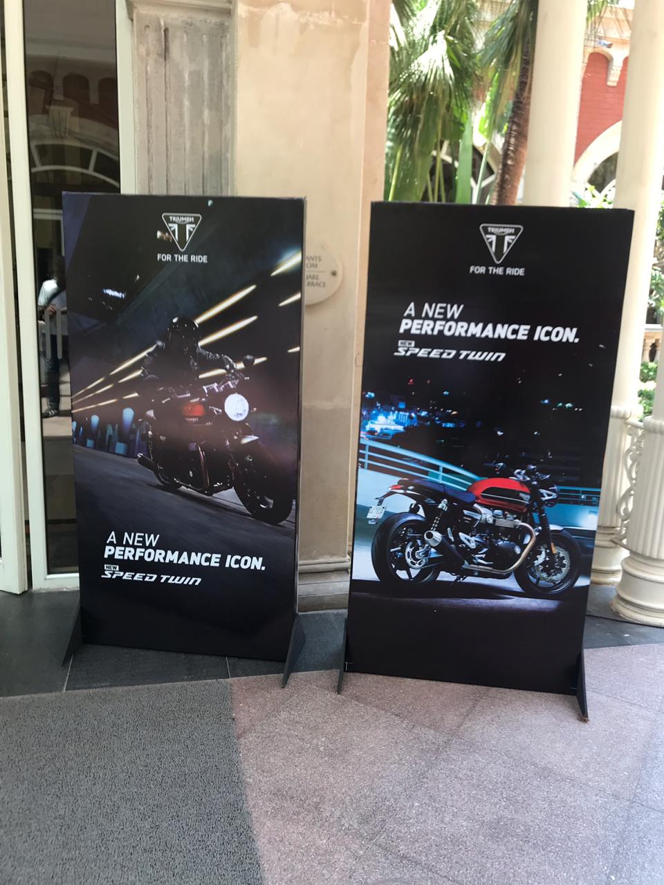 <p>We are at the launch event of the 2019 Speed Twin in Mumbai. Stay tuned for further updates</p>