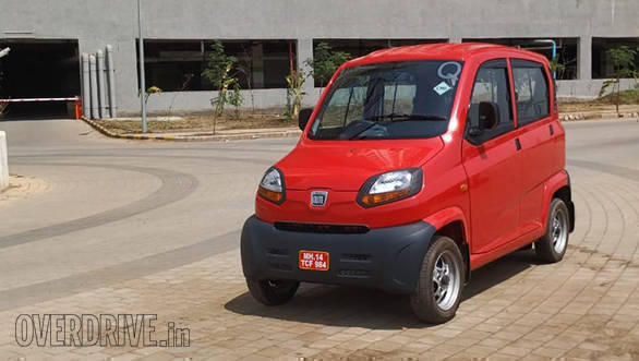 <p>Bajaj Auto launched the Bajaj Qute quadricycle in Maharashtra at Rs 2.78 lakh for the CNG (commercial) variant and Rs 2.48 lakh for Petrol (personal) variant - all prices ex-showroom</p>