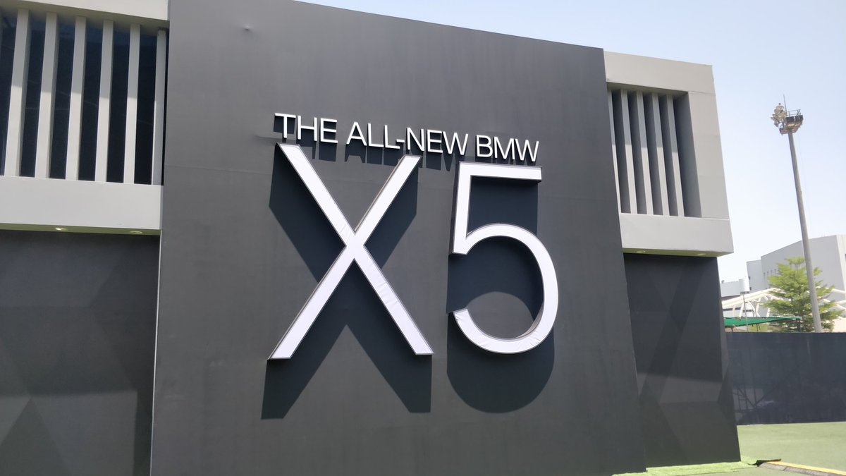 <p>We are at the launch of the All - new BMW X5&nbsp;</p>