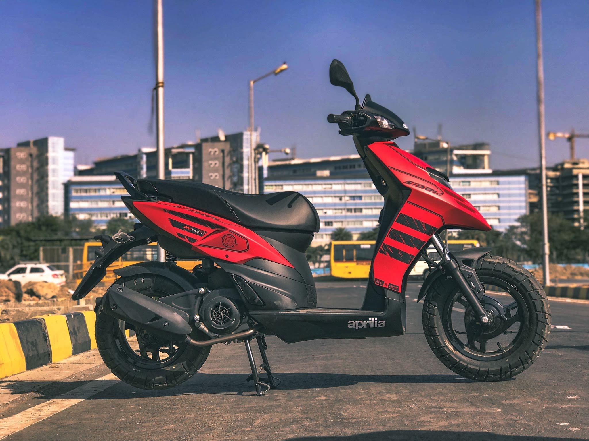 <p>The Aprilia India competes with the likes of the Grazia 125, Access 125 and also the n Torq 125</p>