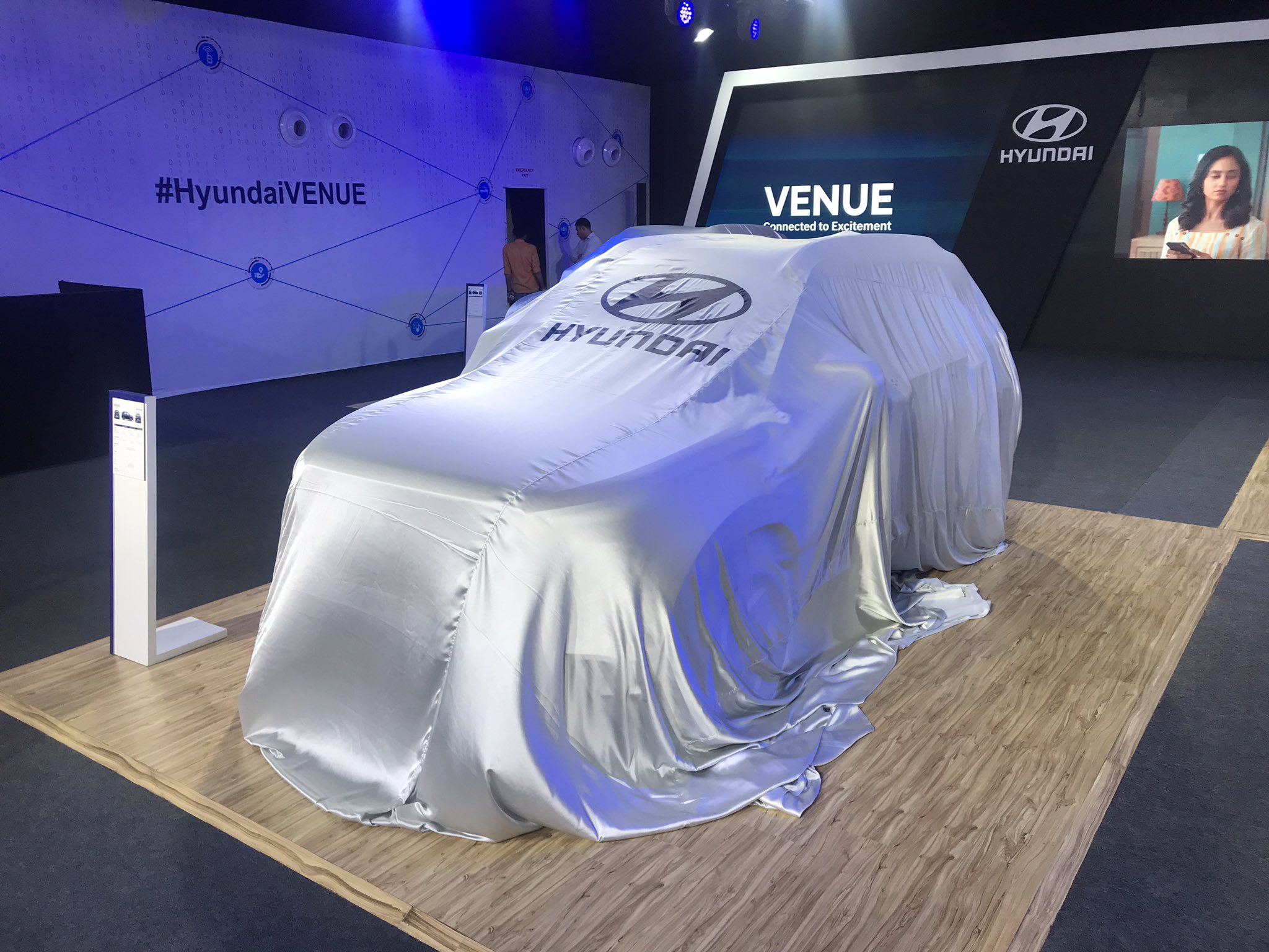 <p>&nbsp;We are at the Venue for the launch of Hyundai India&rsquo;s first sub-4m SUV in the country.</p>