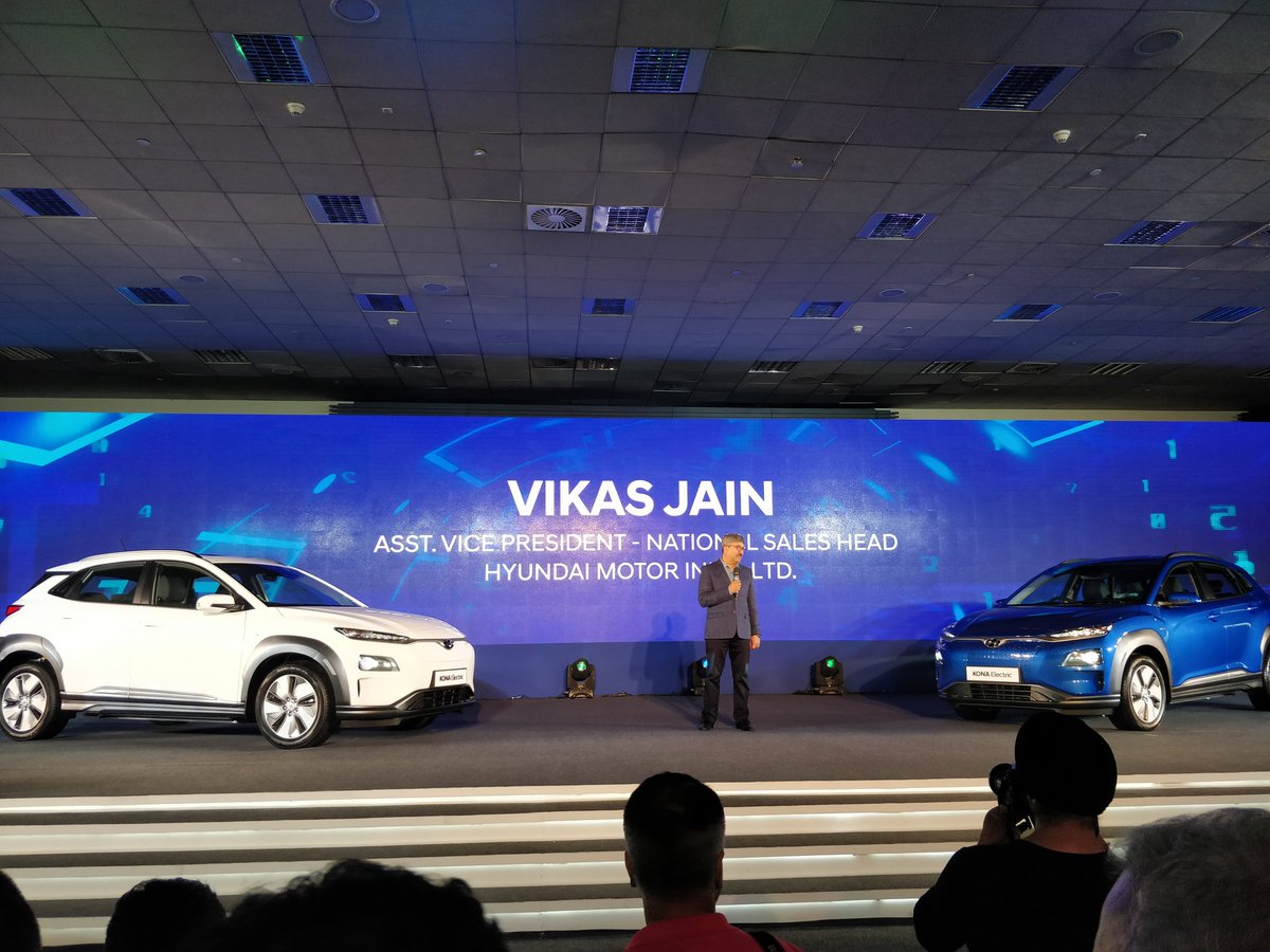 <p>A dual tone version also exists in the Hyundai&nbsp;Kona Electric range for an additional INR 20000 only.</p>