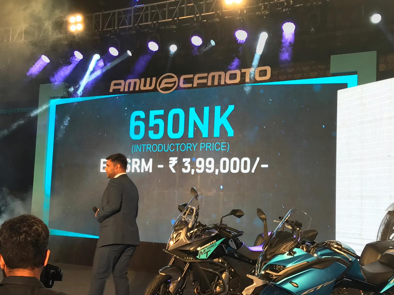 <p>The 650NK is priced at Rs 3.99 lakh ex-showroom</p>