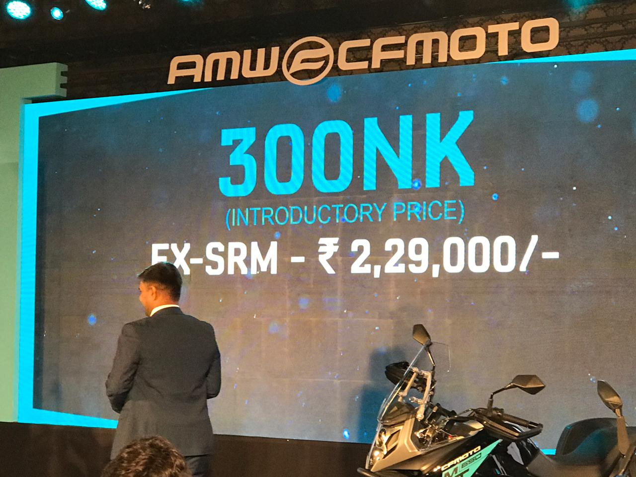 <p>CF Moto 300NK launched at Rs 2.29 lakh ex-showroom</p>