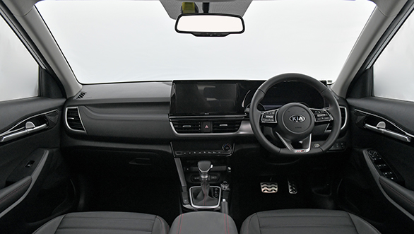 <p>&nbsp;The interiors are smartly styled with a mix of premium materials, centred around a squared-binnacle housing the 10.25-inch touchscreen on the top variants.&nbsp;</p>

