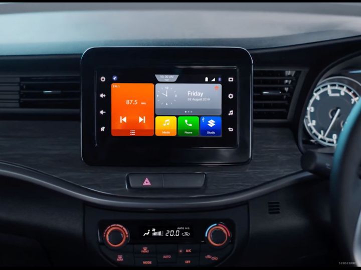 <p>The Maruti Suzuki&nbsp;XL6&#39;s dashboard design is quite similar to that of the Ertiga, with its continuous air-vent look, but with a premium all-black touch to it and upmarket gloss-black panels.</p>

<p>The infotainment unit also seems to have been upgraded to the new Smarplay Studio interface. The rest of the interior also gets an all-black treatment.</p>

