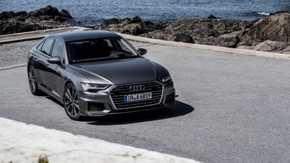 <p>The eight-generation Audi A6 sees updated styling elements such as bolder grille and sharper lines on the air-dam.</p>