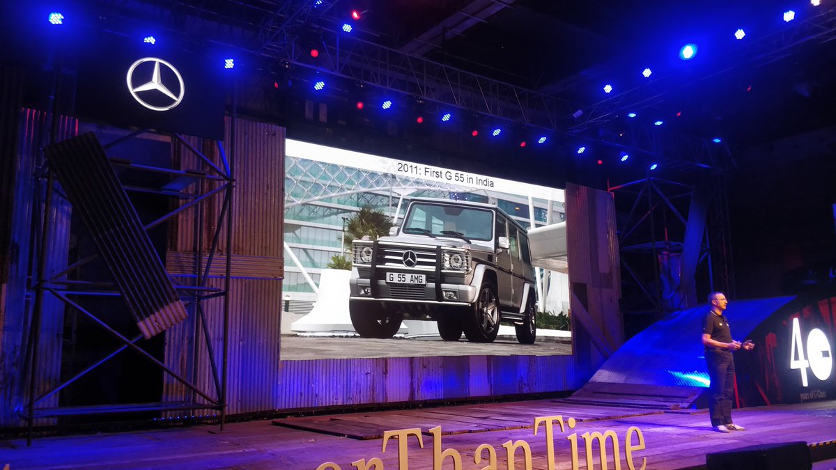 <p>The Mercedes-Benz G55 AMG was the first G Class for India.</p>