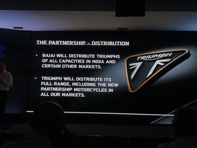 <p>The partnership will also work on combined distribution network wherein Bajaj Auto will distribute Triumph Motorcycles across India.</p>