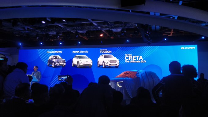 <p><strong>Hyundai India -&nbsp;Auto Expo 2020, Day 2:</strong></p>

<p>2020 Hyundai&nbsp;Creta joins a completely revamped&nbsp;SUV line-up.</p>