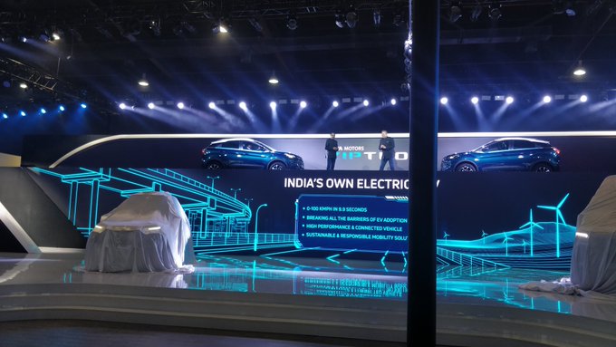 <p>Tata Motors has presented the Tata Nexon EV again at the Auto Expo 2020.</p>