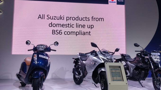 <p>The entire Suzuki Two-Wheelers line-up is BSVI compliant&nbsp;now.</p>