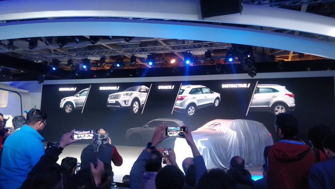 <p><strong>Hyundai India - Auto Expo 2020, Day 2:</strong></p>

<p>The Hyundai Creta has followed certain SUV design aesthetics.</p>