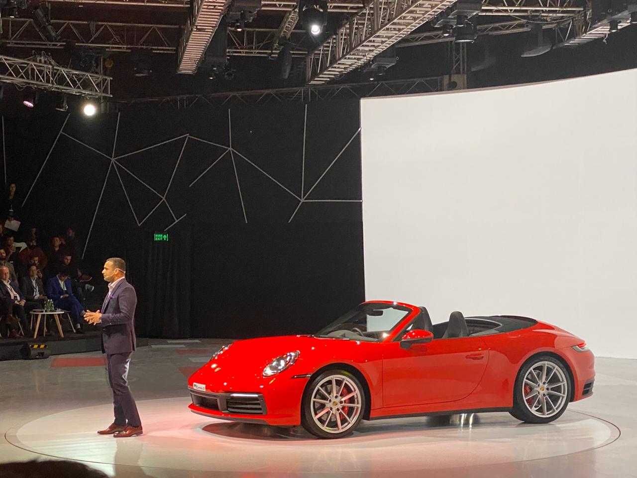 <p>The second reveal of the evening is the 2020 Porsche 911 Cabriolet.</p>