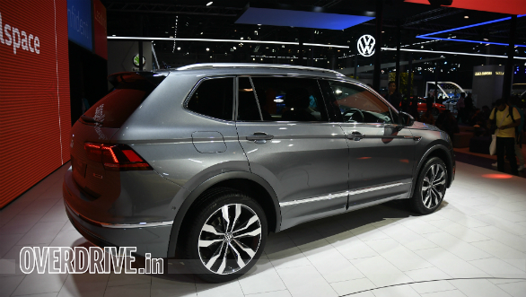 <p>The new SUV is 215mm longer than the standard Tiguan and has a 110mm longer wheelbase.</p>