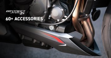 <p>More than 60 accessory options will be offered on the 2020 Triumph Street Triple RS</p>