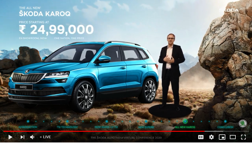 <p>The Skoda Karoq is priced at Rs 24.99 lakh, ex showroom</p>