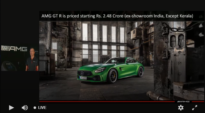 <p>The 2020 Mercedes-AMG GT R will be priced at Rs 2.48 crore, ex-showroom. The maintenance pack costs Rs 97,000</p>