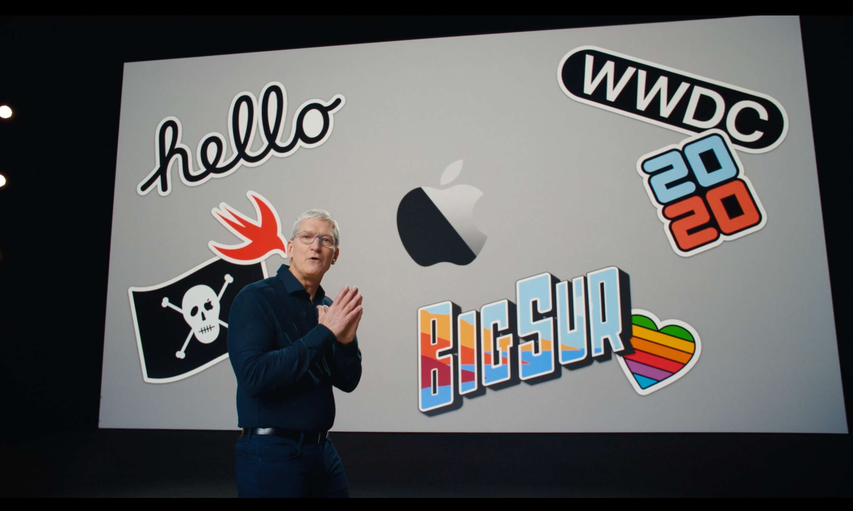  Tim says the first Apple Silicon-based Macs will arrive by the end of this year. However, the transition will take two years and new Macs with Intel processors are still in the pipeline. 