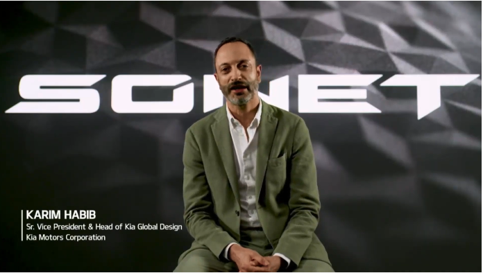 <p>Karim Habib, who has headed the global design team for the Sonet says that the new SUV&#39;s looks have been heavily influenced by India</p>